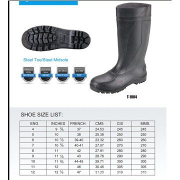 Chaussures de sécurité 2017 Unisex Rubber Industry Safety